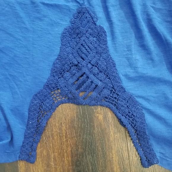 MICHAEL STARS crochet lace tank scoop neck top OS - Picture 5 of 5